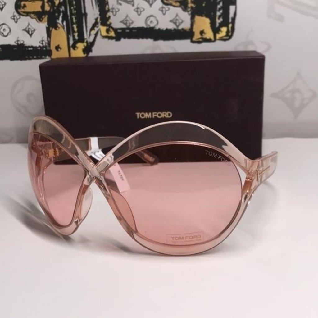 New Authentic Tom Ford Pink Sunglasses Tf902 72y